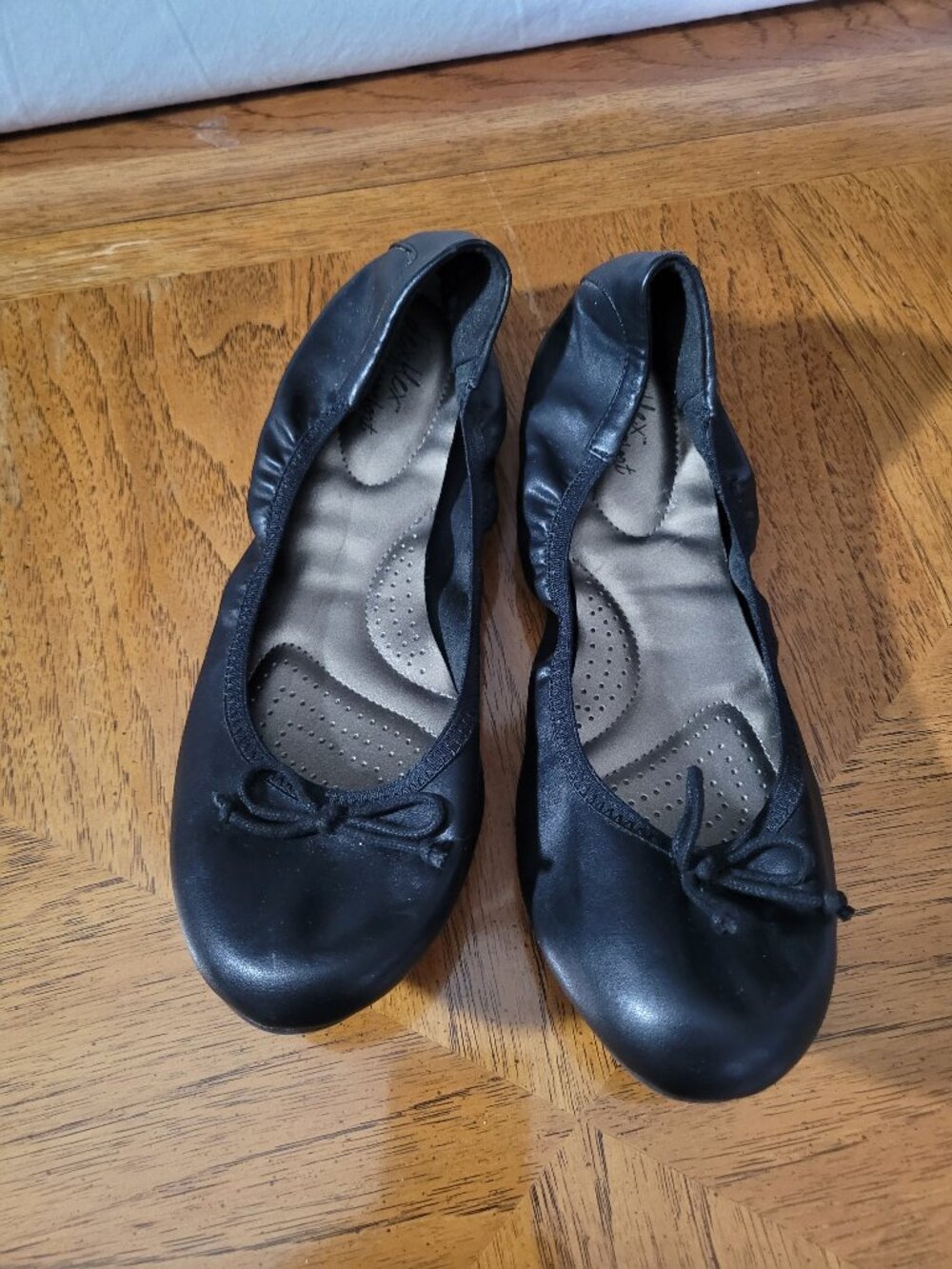 Dexflex Comfort Ballet Flat Black Size 12